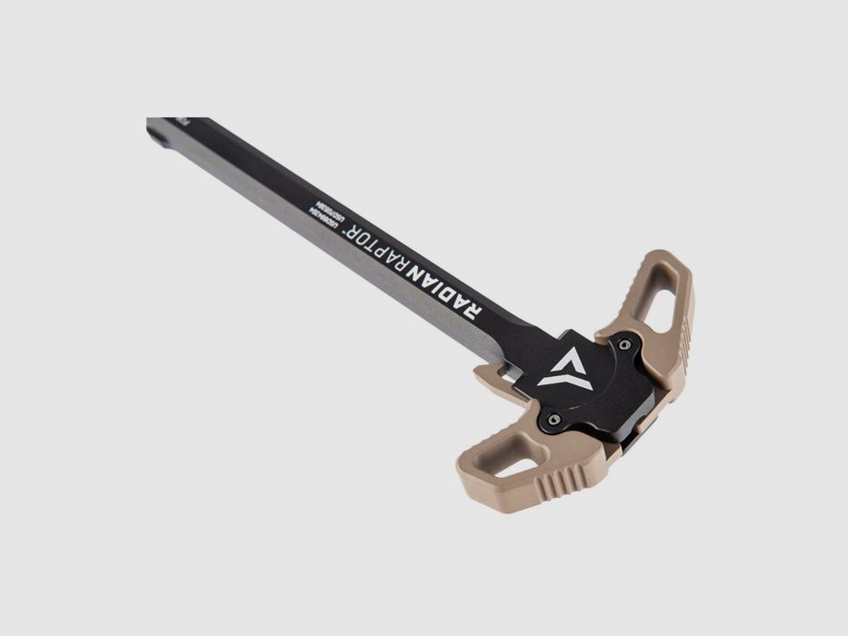 RADIAN WEAPONS AMBIDEXTROUS RAPTOR OPLADINGSHANDVAT MET TALON VEILIGHEID RADIAN WEAPONS AR-15 RAPTOR/TALON L/S COMBO FDE, afbeelding 3 van 4