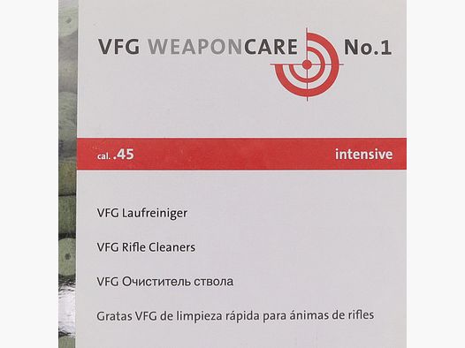 VFG Laufreiniger ''Intensive'' - .45 (250stk.)