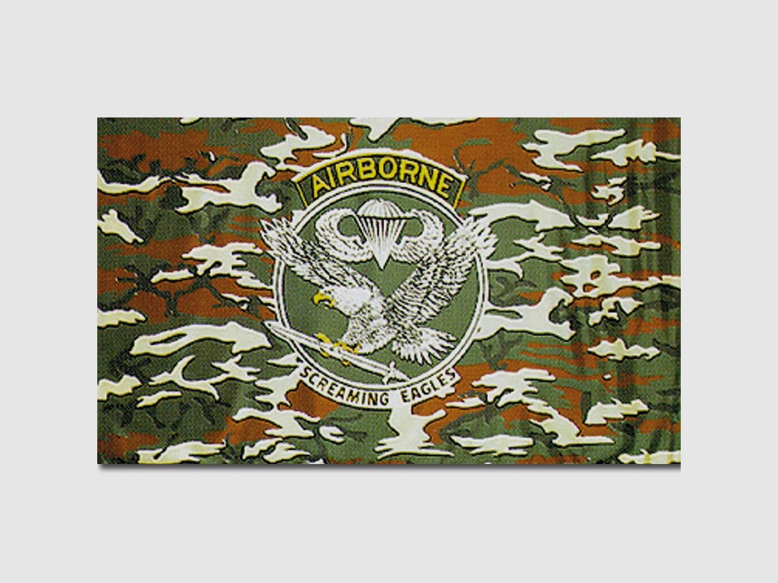 Diverse Flagge Airborne tarn