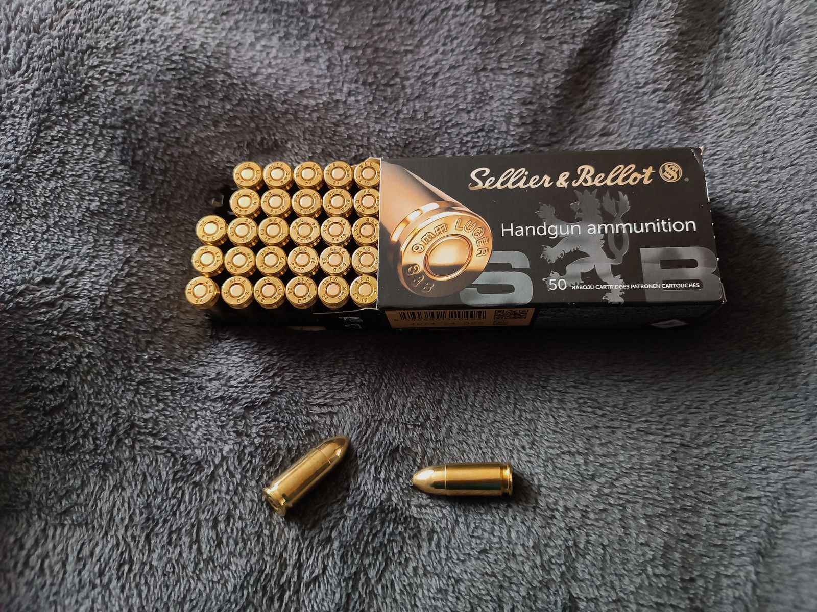 S&B 9mm 124gr FMJ 