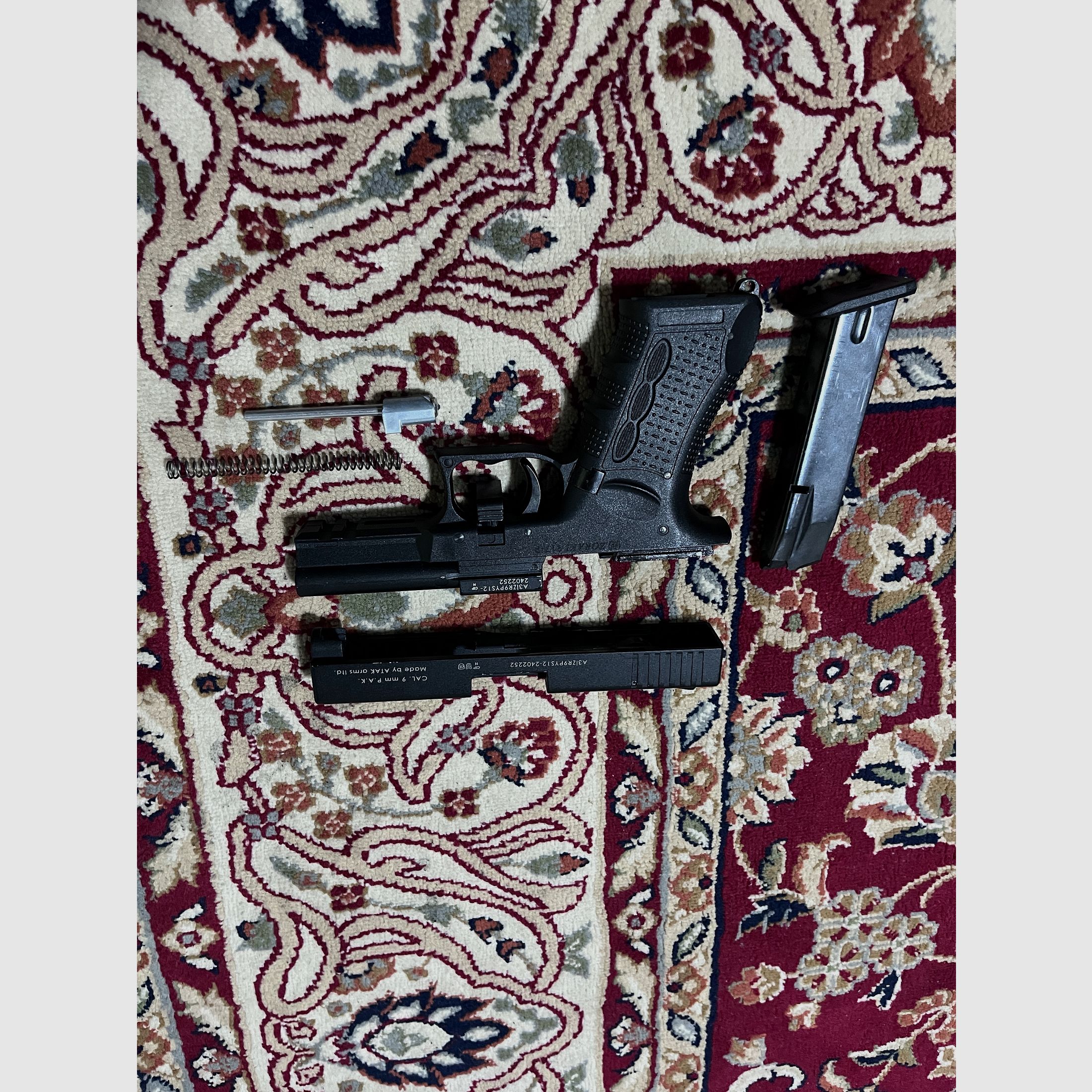 Zoraki 917 pistola de fogueo 9mm P.A.K. niquelada