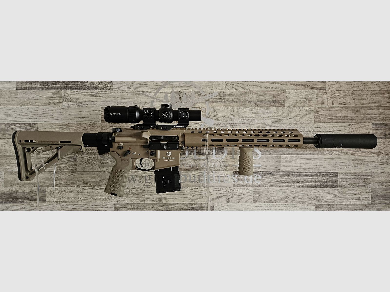 Schmeisser AR15 M4FL 14,5" FDE MAGPUL Cal. .223Rem con Vortex ZF + SD - Producto nuevo del comercio especializado