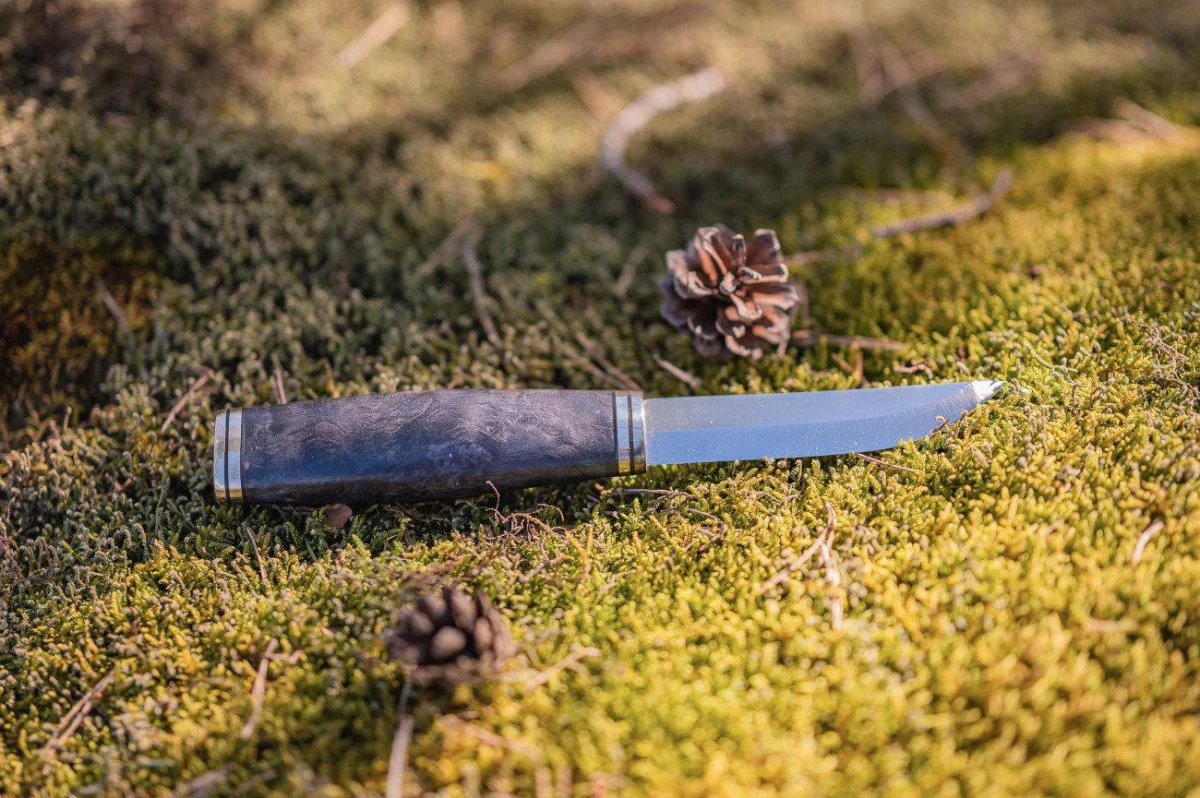 Eräpuu Kalastaja 95 Messer, Schwarz