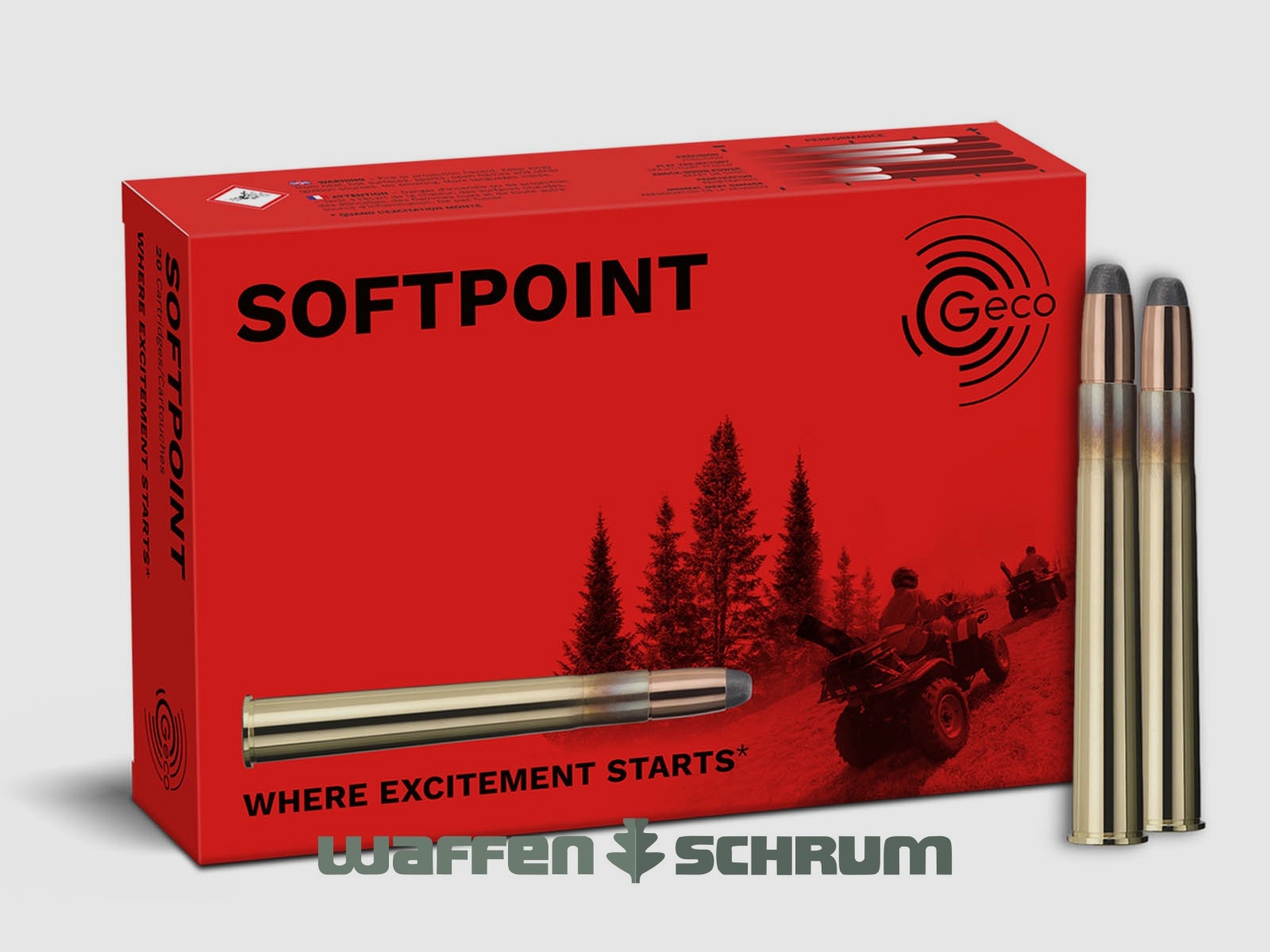 Geco Teilmantel/SP 16,5g - 255gr 9,3x74R