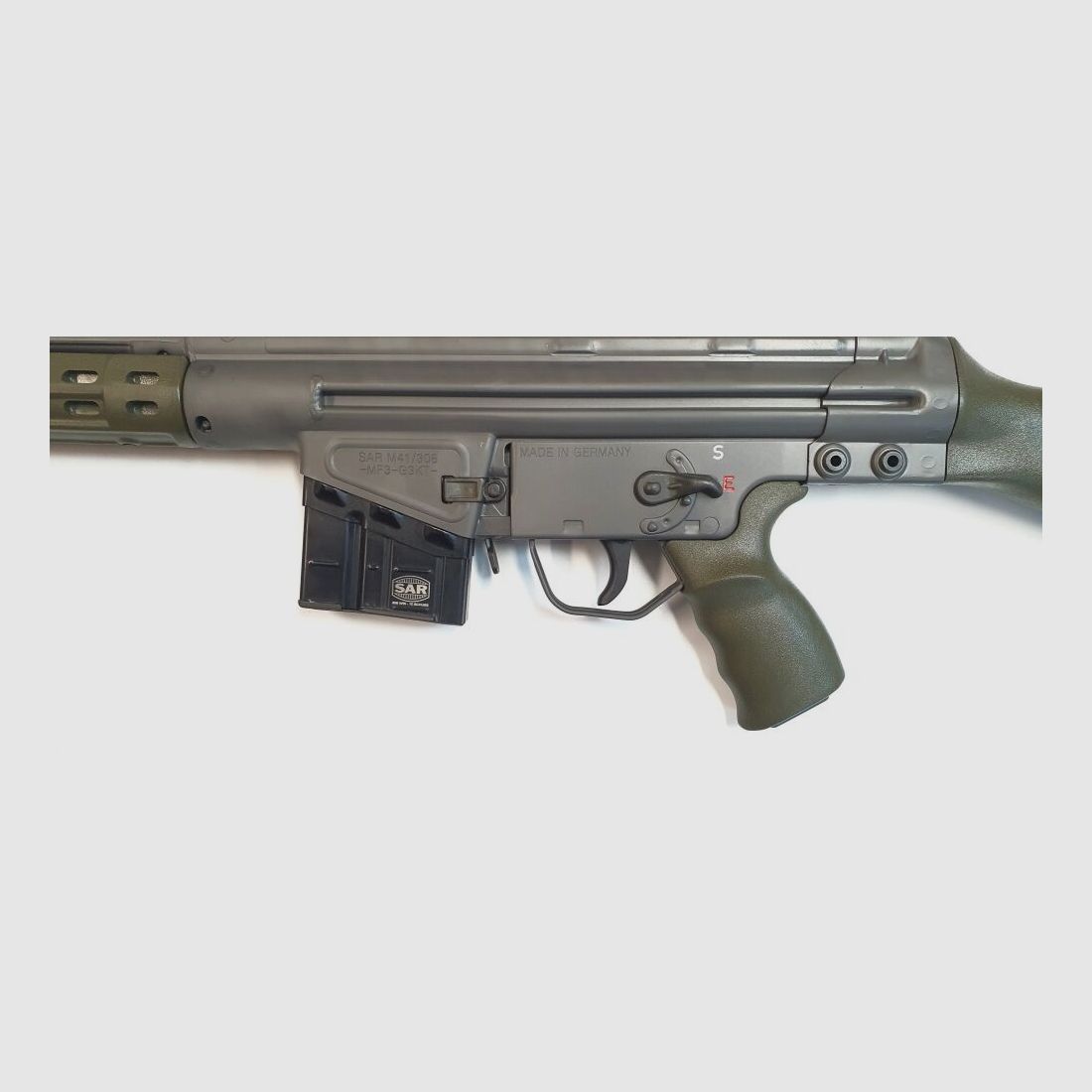 Schwaben Arms GmbH Semi-Automatic Rifle SAR M41 SPORTMATCH MF3 G3KT Caliber 308win. - MADE IN GERMANY - similar to HK41/G3, image 7 of 10