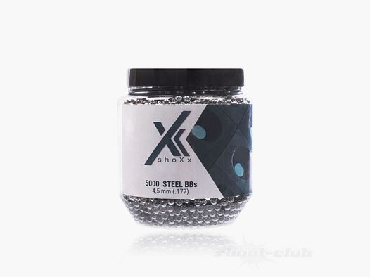 shoot-club GmbH ShoXx Stahlkugeln 4,5mm 0,34g - 5000 Stück