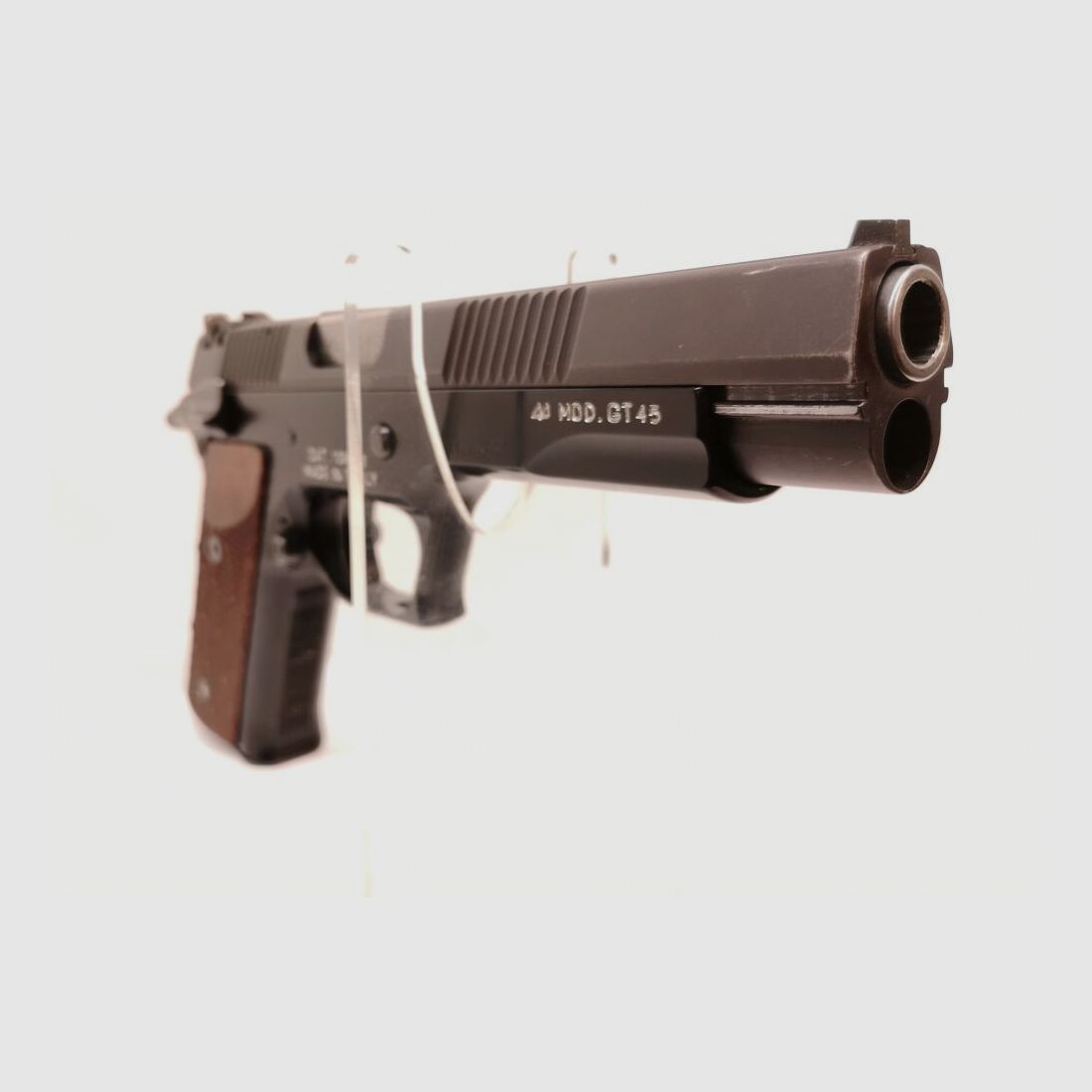 Pardini GT 45 - begehrte Sportpistole mit 5" Lauf, Handballenschutz, einstellbarer Abzug