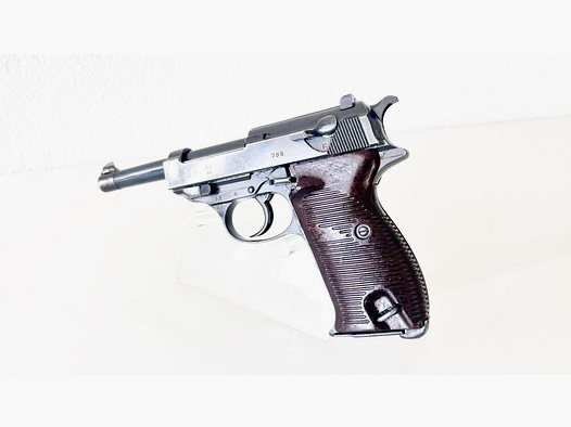 Walther Mod. P 38 1941 Stemplowanie 3. Rzeszy, z oryginalnym pokrowcem 9mm Luger