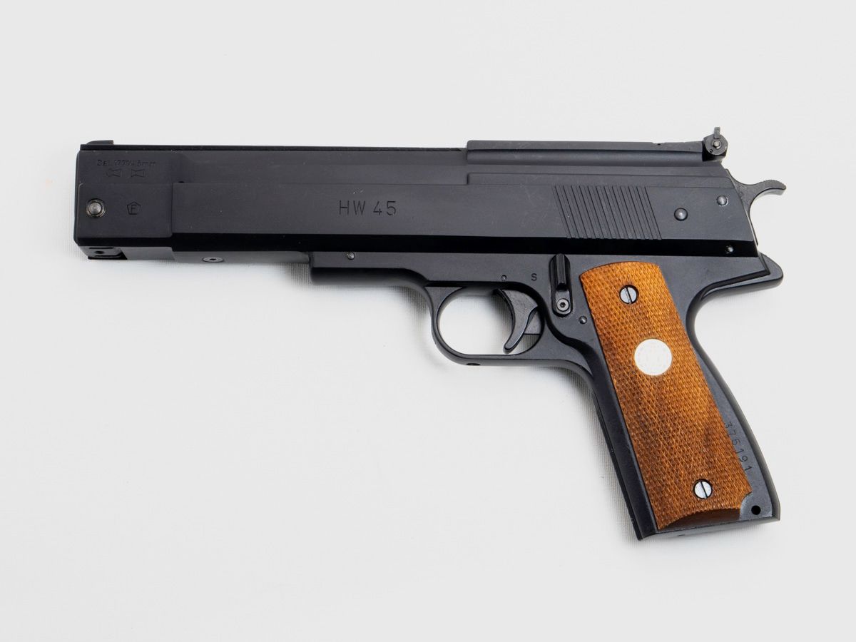 Weihrauch HW 45 luchtpistool kal. 4,5 mm serienummer: 375191, afbeelding 6 van 7