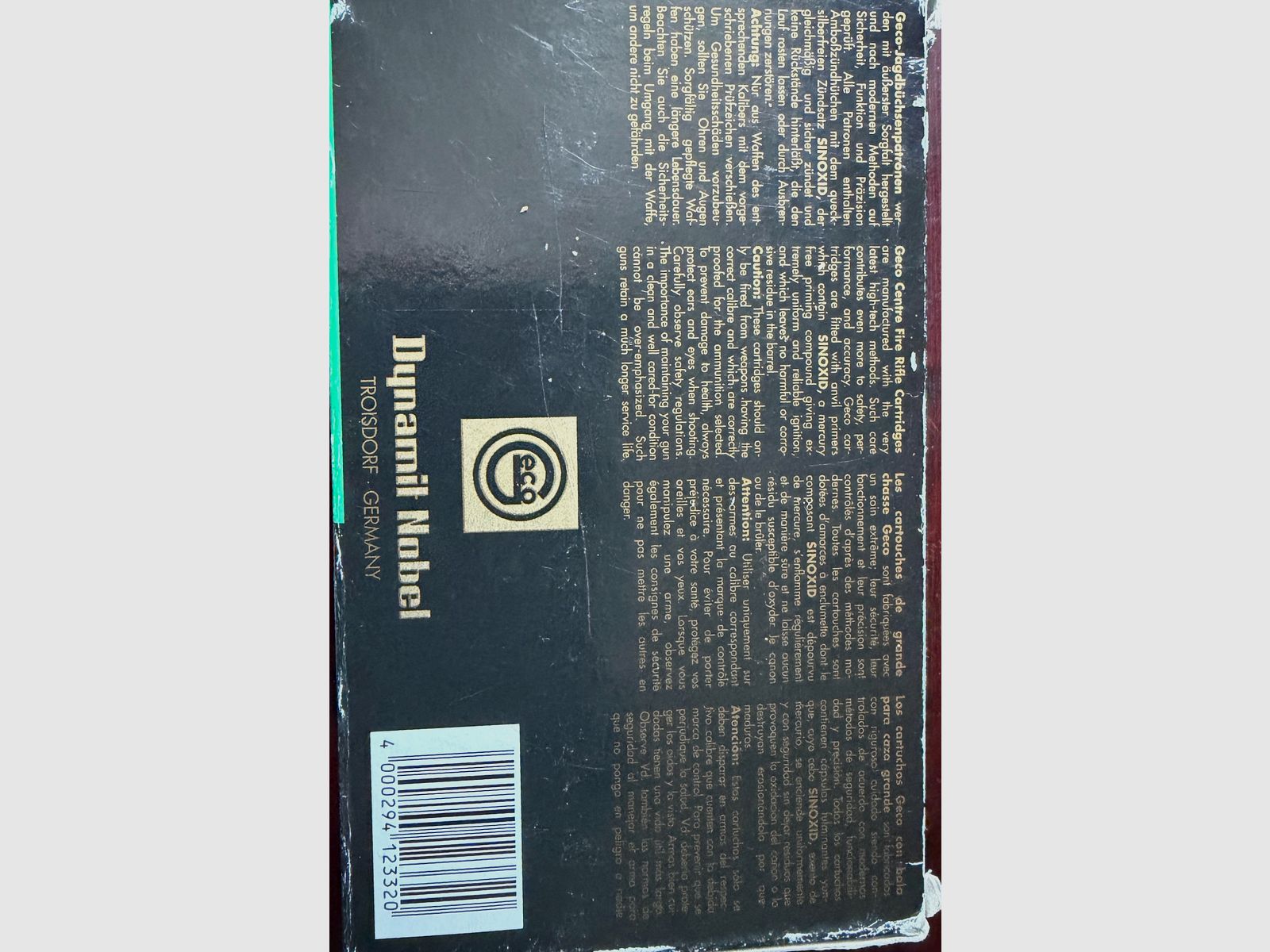GECO .30-06 Springfield 11,0 g / 170 gr TM (Teilmantel) – 40 colpi