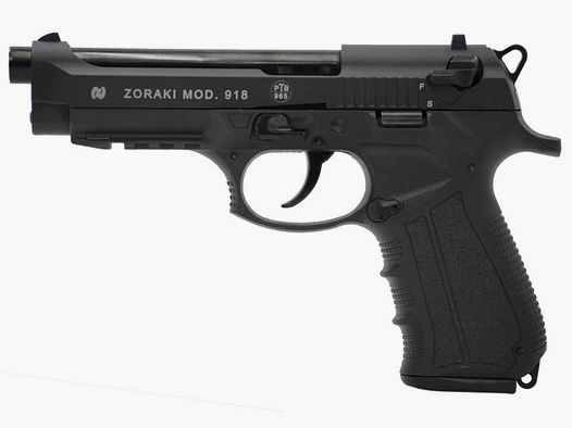 ESC Zoraki 918 zwart 9mm PAK (Premium) gas- & signaalwapens