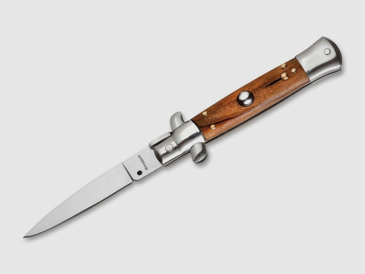 Spring knife Sicilian Needle Olive Wood