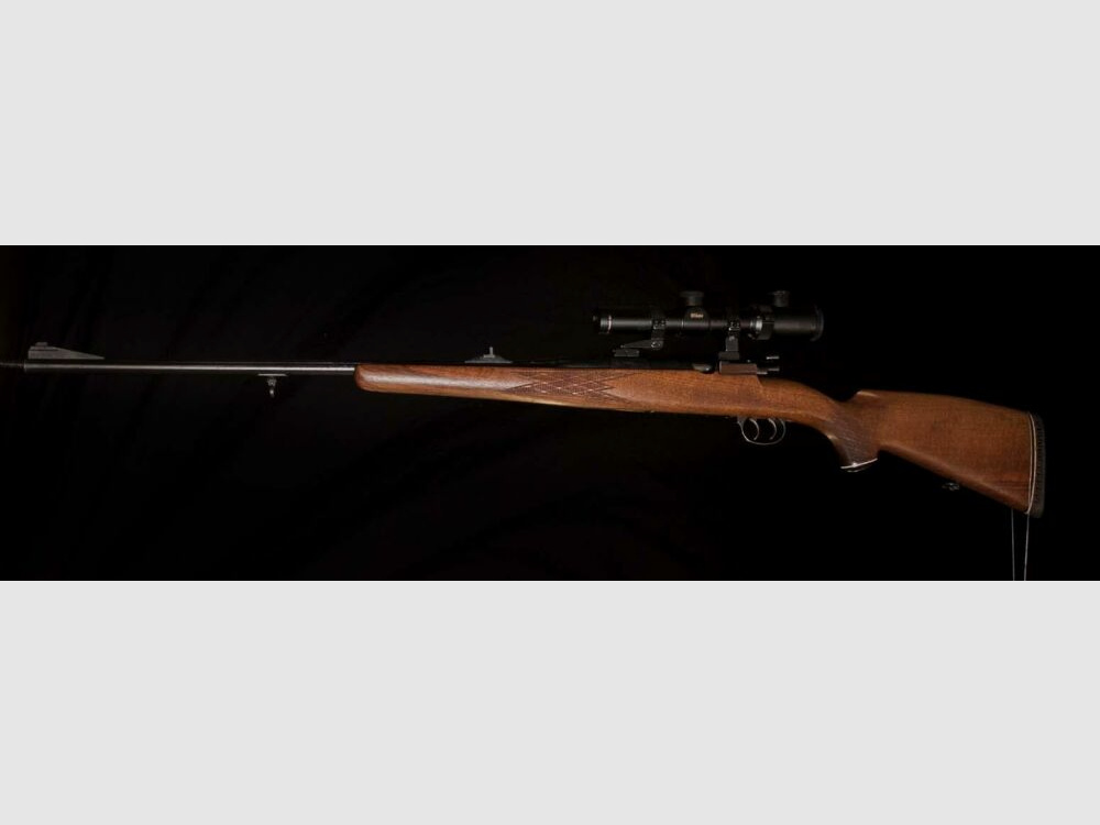 Velser Mauser System 98 Stutzen mit Schwenkmontage und Drückjagd Zielfernrohr