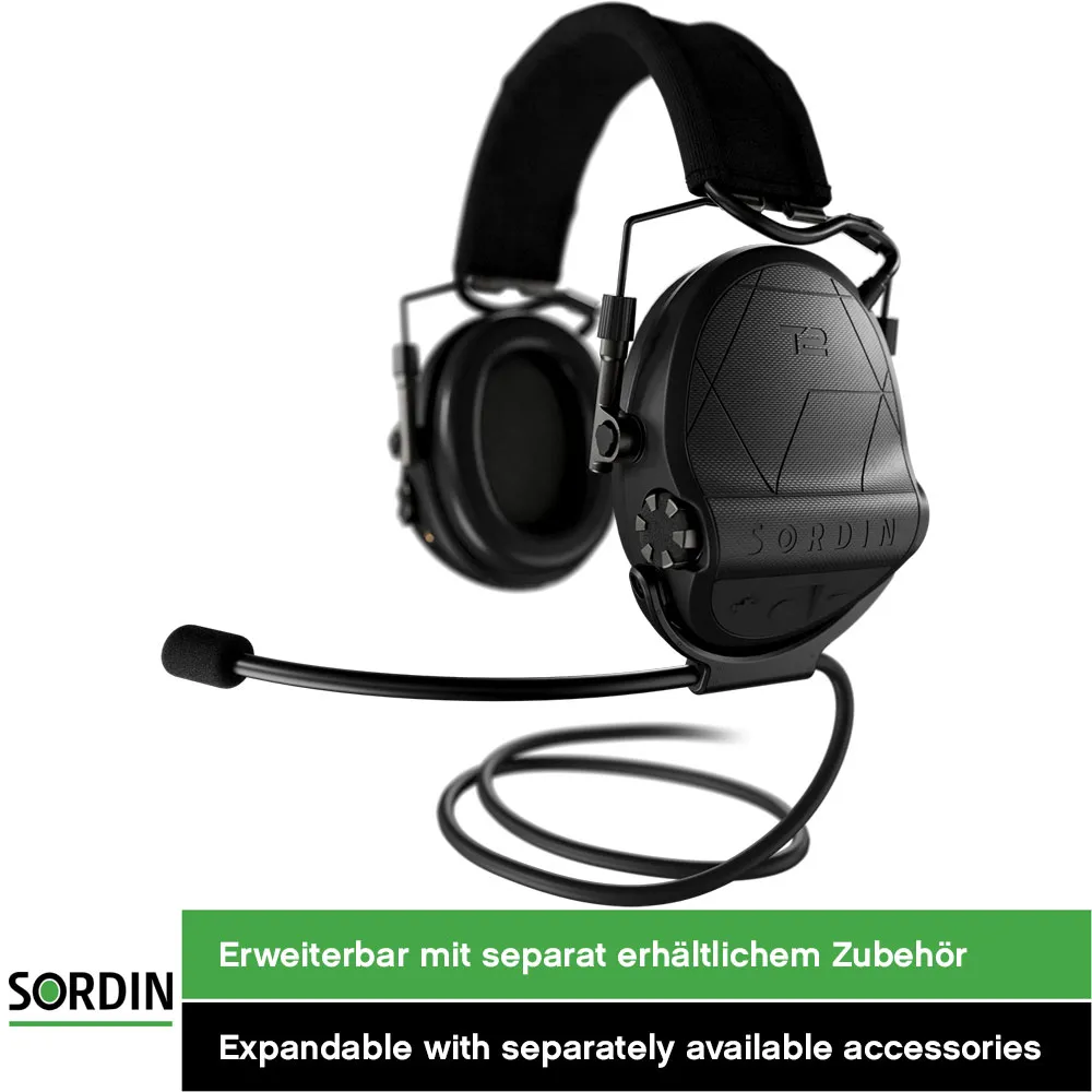 Sordin – Supreme T2 protezione acustica attiva con fascia in tessuto, immagine 4 di 7