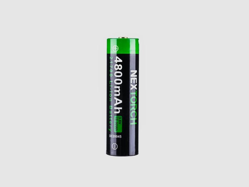 NEXTORCH DC20045B 21700 Batterie USB-C – 3,6 V 4.800 mAh pour TA30MAX & TA30CMAX