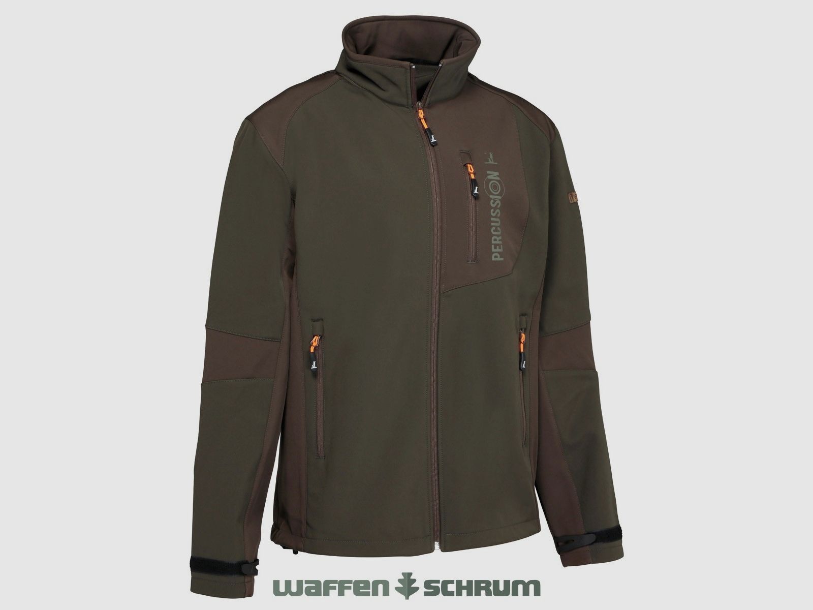 Giacca softshell Percussion Verde/marrone