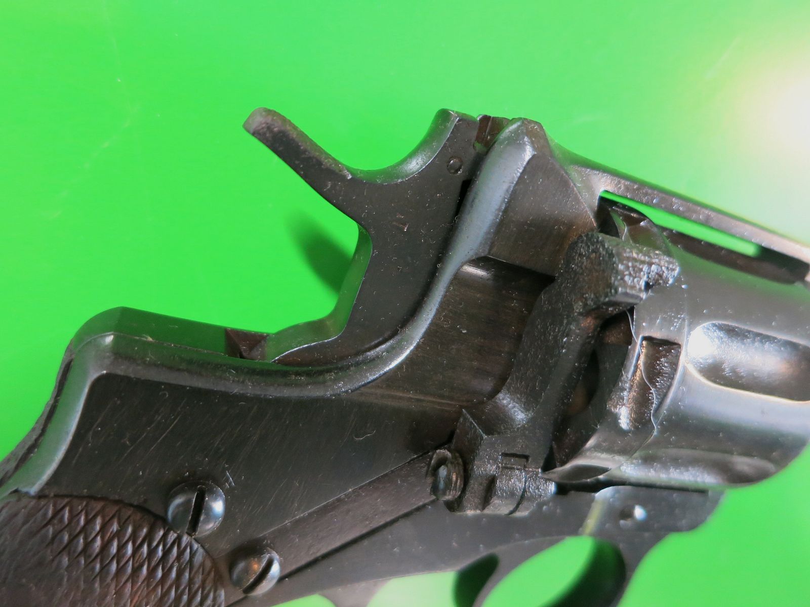 IMPERIAL RUSSIAN NAGANT REVOLVER WWI, 1911, DOUBLE-ACTION OFFICER MODEL #80-, image 10 of 18