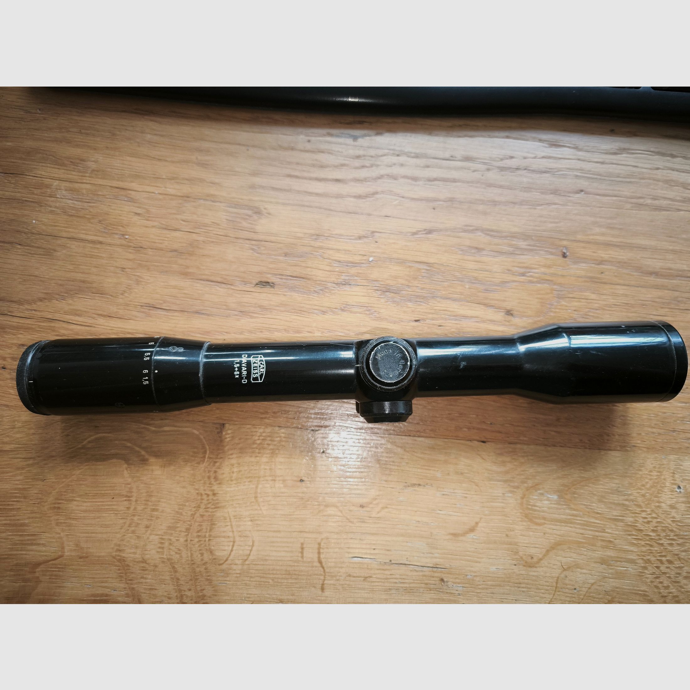 Zeiss Diavari scope 1.5-6x36, reticle 11, scope rail