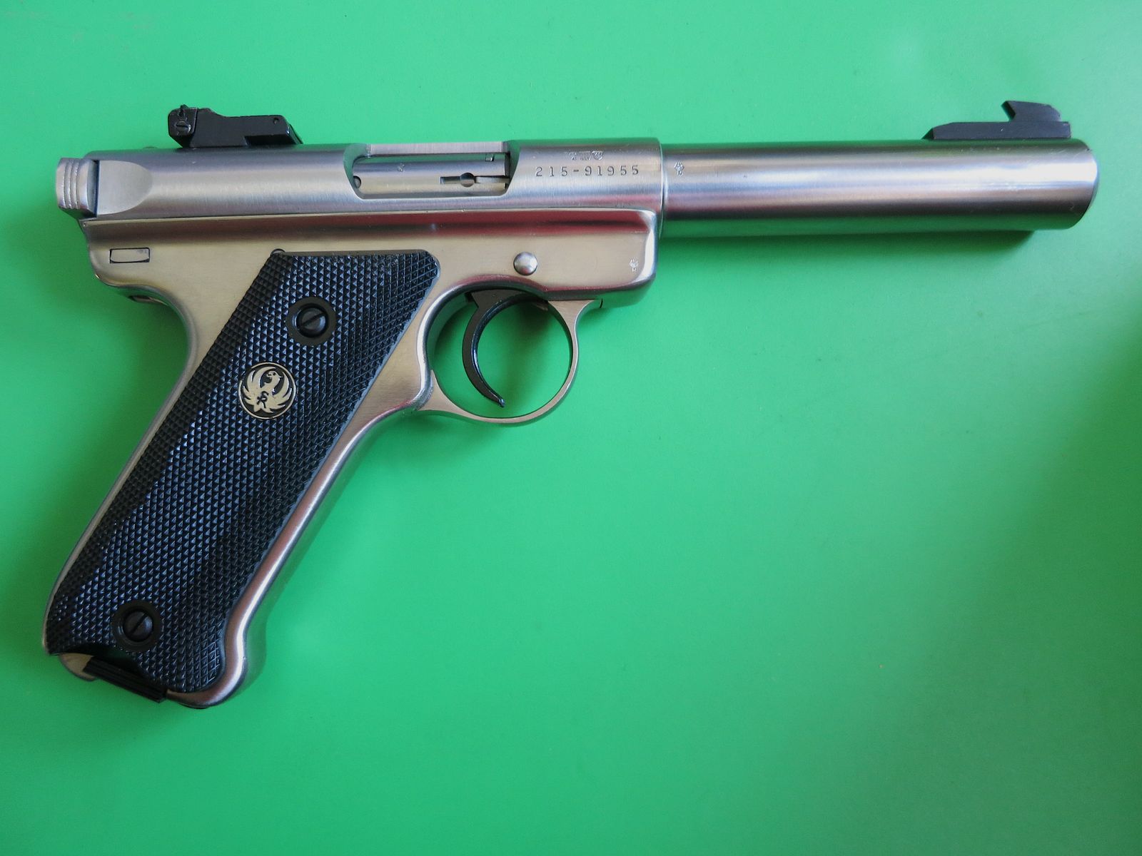 Sportpistool Ruger Mark II (MK 2) Target STS, .22 lfB, RVS (roestvrij staal)     #31