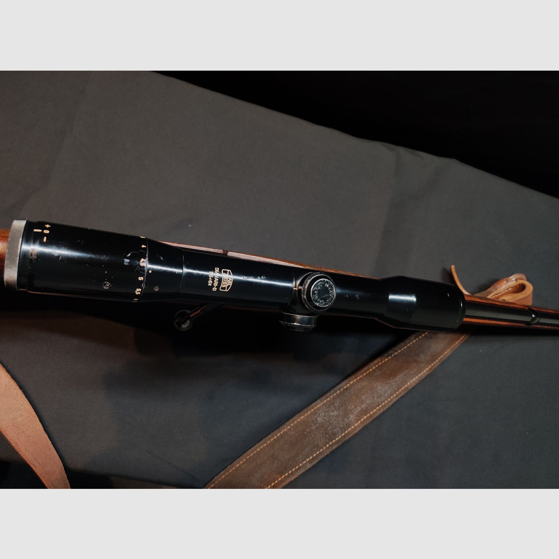 # Mauser Mod. 66 bolt-action rifle caliber 7x64 with Zeiss Diavari-D 1.5–6x – good condition – incl. 139 rounds hunting ammunition