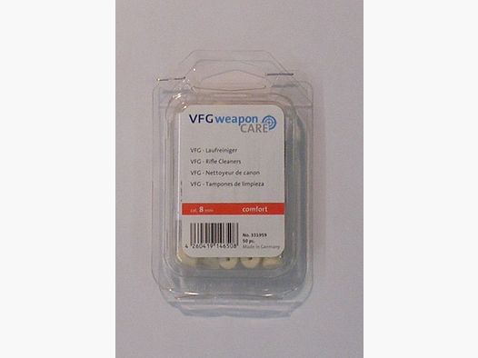 VFG Laufreiniger Comfort / 50er 8mm Reinigungszubehör für Waffen