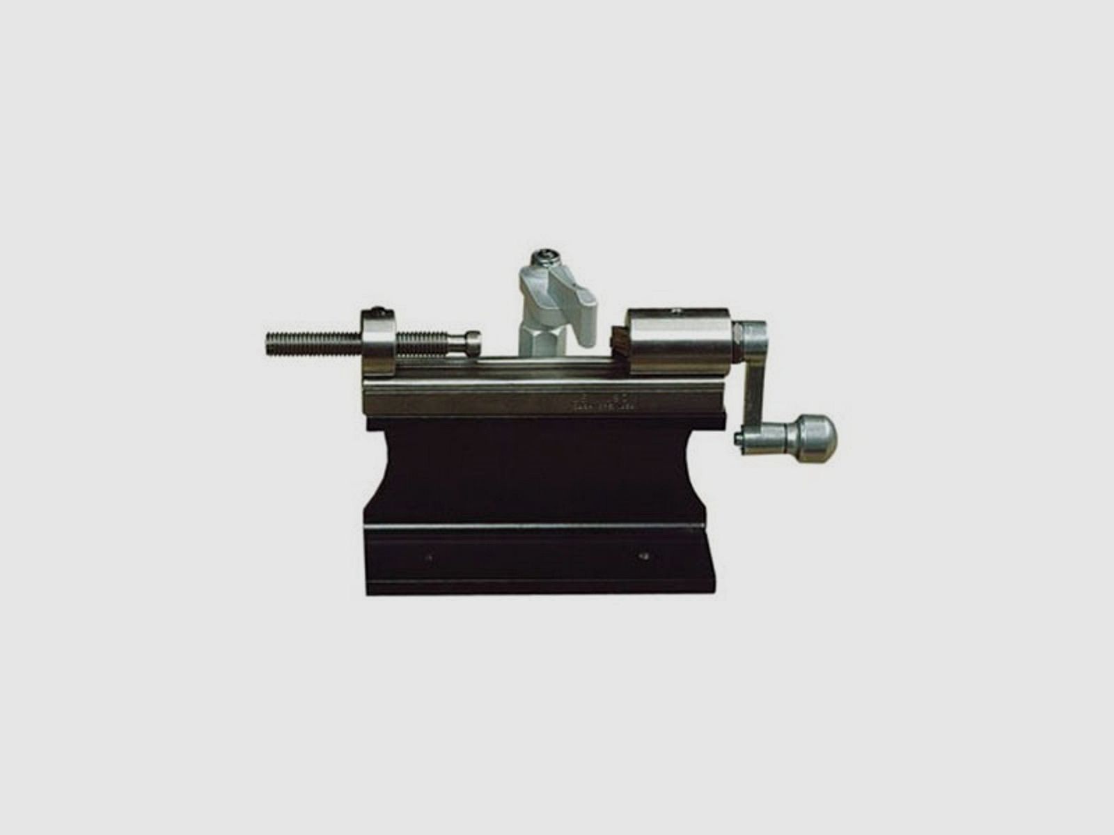 SINCLAIR/L.E. WILSON Stainless Steel Case Trimmer Set with Stand and SharkFin Clamp
