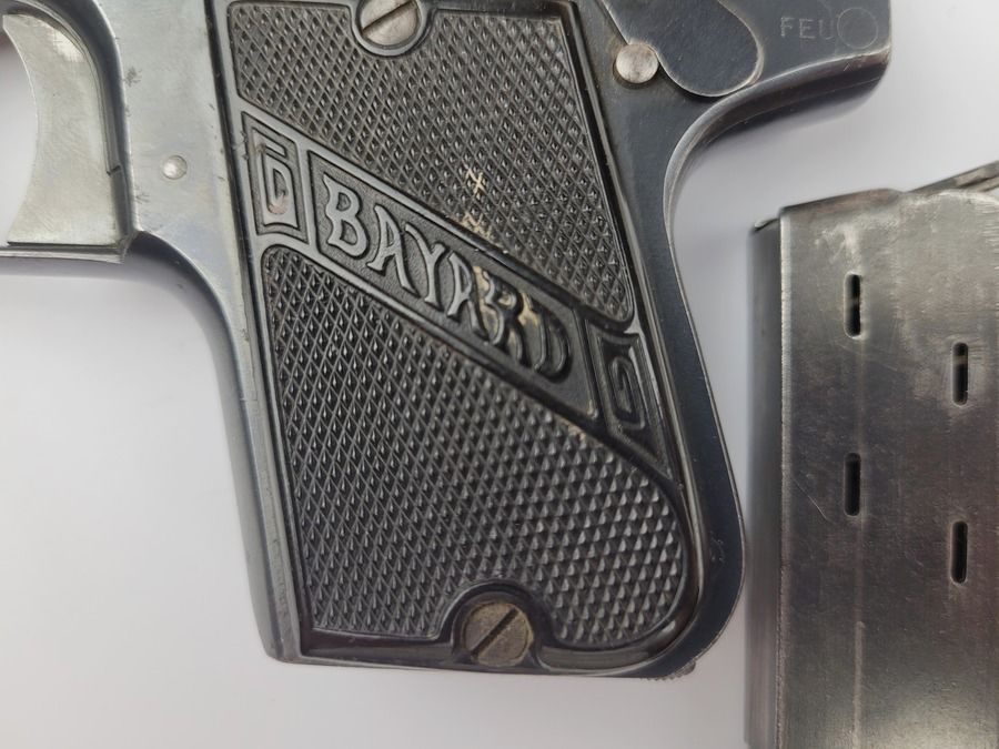 Notable pistola Pieper Bayard modelo 1908 – RARA en 380 ACP – 2 cargadores! ¡CONDICIÓN EXCELENTE!, imagen 15 de 16