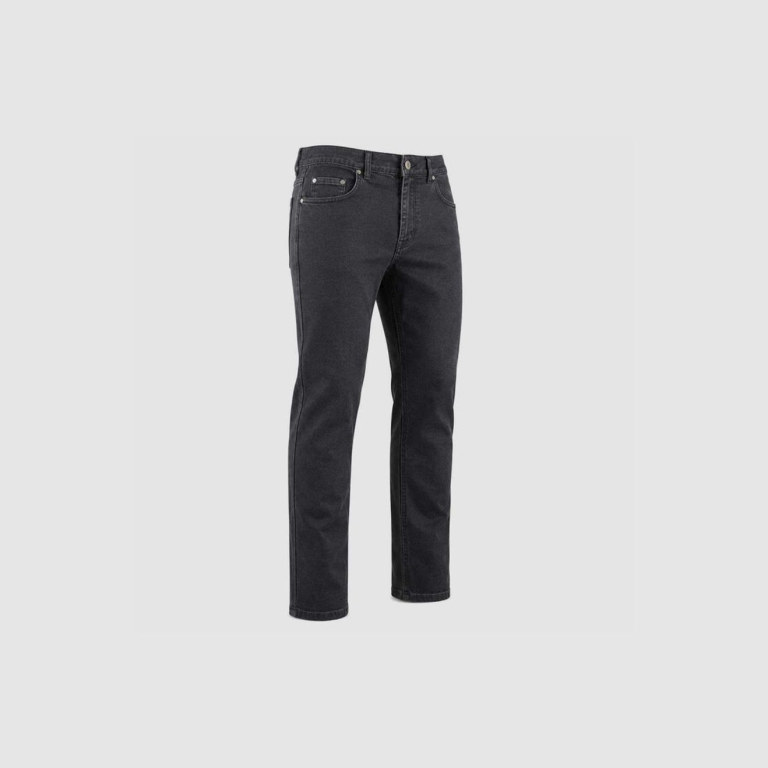 Jeans negros de corte recto elásticos 40-54, imagen 6 de 9