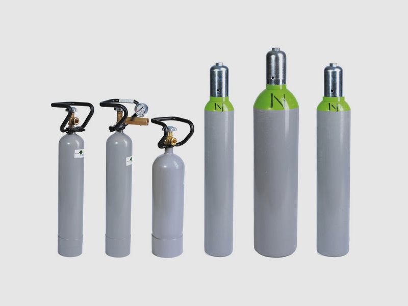 Pressluftflasche 5 Liter 5/8" Innengewinde 200bar