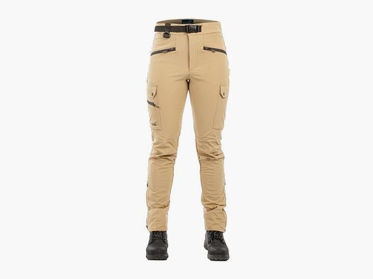 Motion Flex Pants Women Long Beige 34