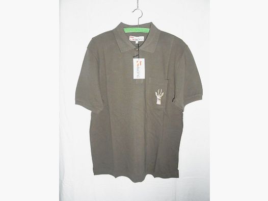 Jagd Poloshirt kurzarm grün