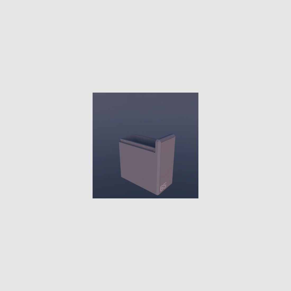 Filamelt ammunition box / 6.5 PRC / 'sliding lid' / cartridge box, ammo box