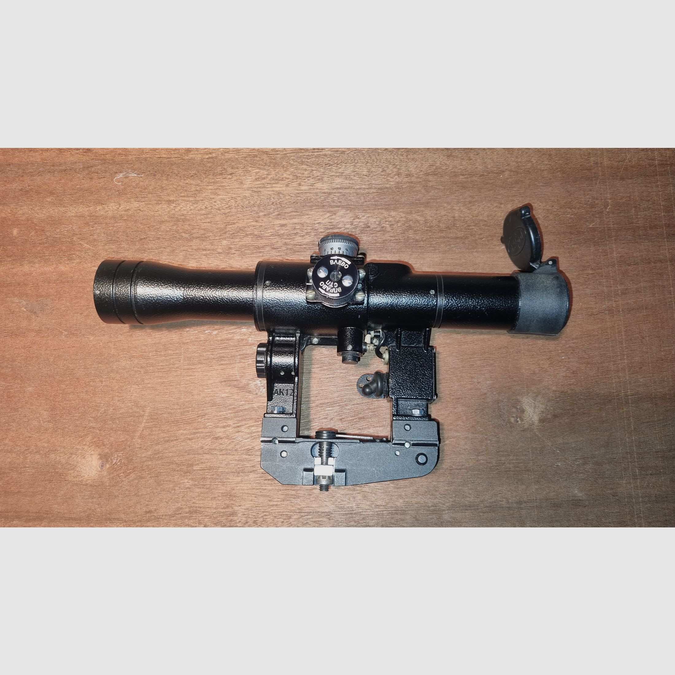 Telescopio belorusso BelOMO POSP 4x24V (PSO-1) con LCT Mount Extender per Airsoft AK Kalaschnikow / Dragunow / Vintorez +++