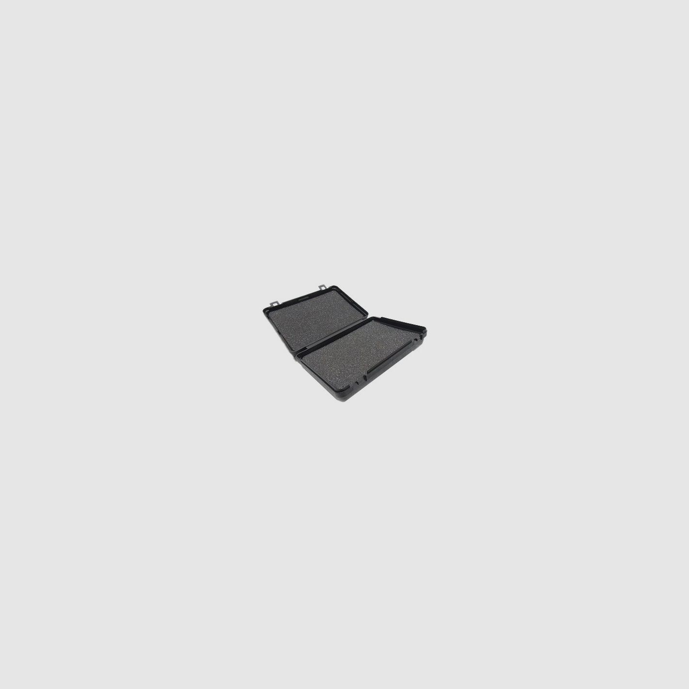 Schwarze Kunststoffpistolenbox, Bild 2 von 2