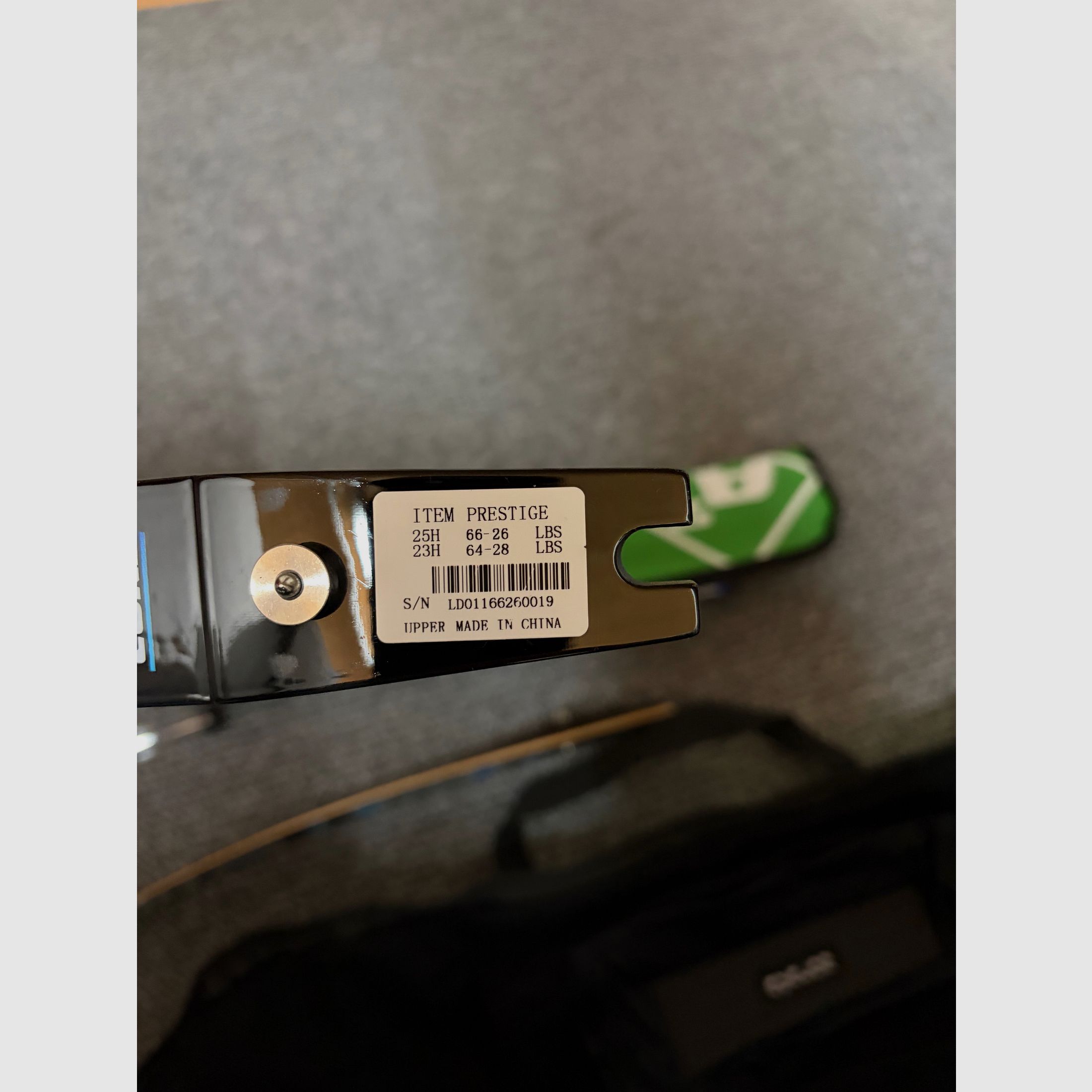 Kinetic Vigo Leworęczny ILF Łuk kompletny zestaw