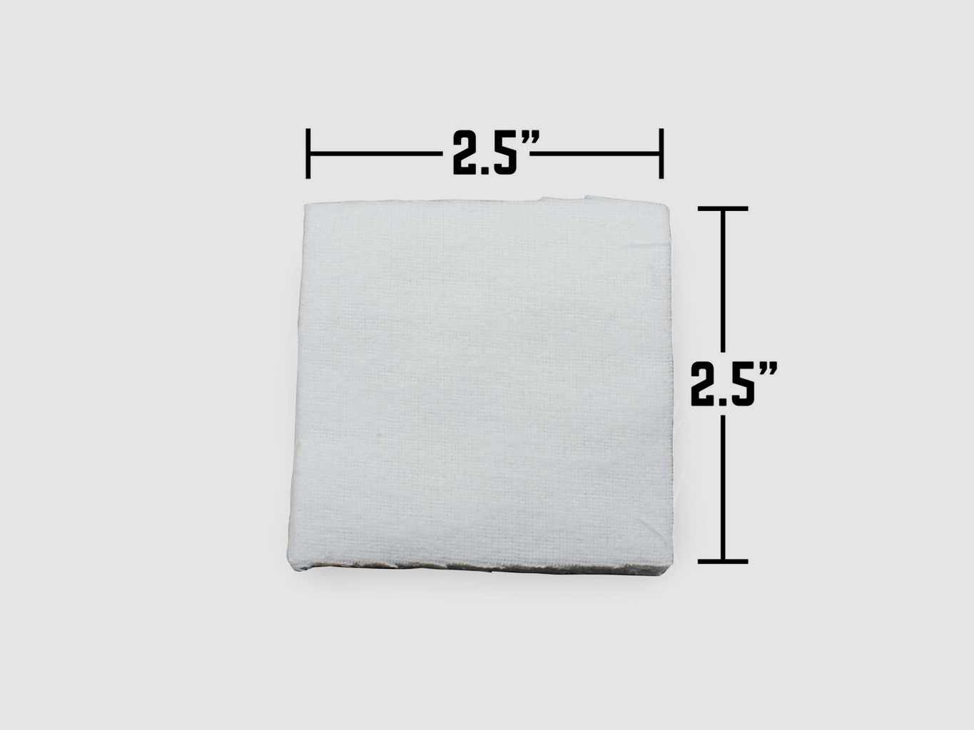 Shooter's Choice Reinigungspatches 2.5" (100% Baumwolle) – 100 Stück (SHF-917-100)