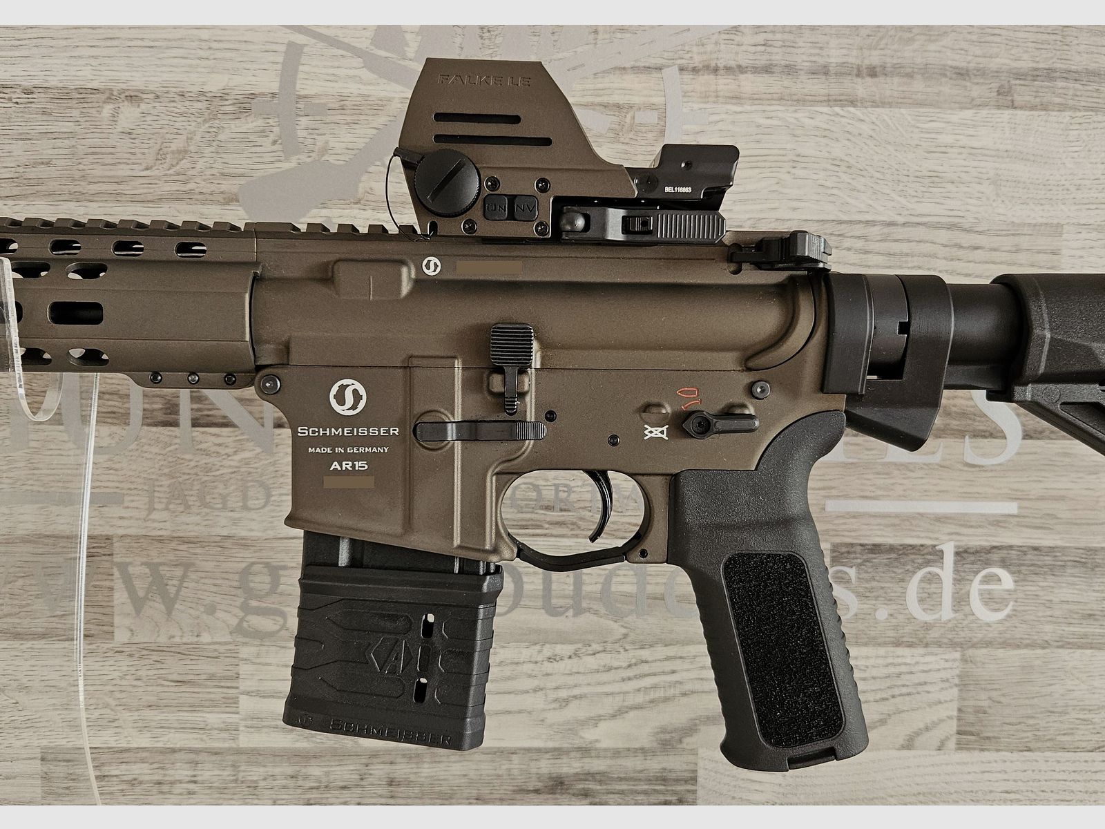 Schmeisser AR15 M4FL Bronze 14.5" .223Rem. in set with optic - new from specialist dealer