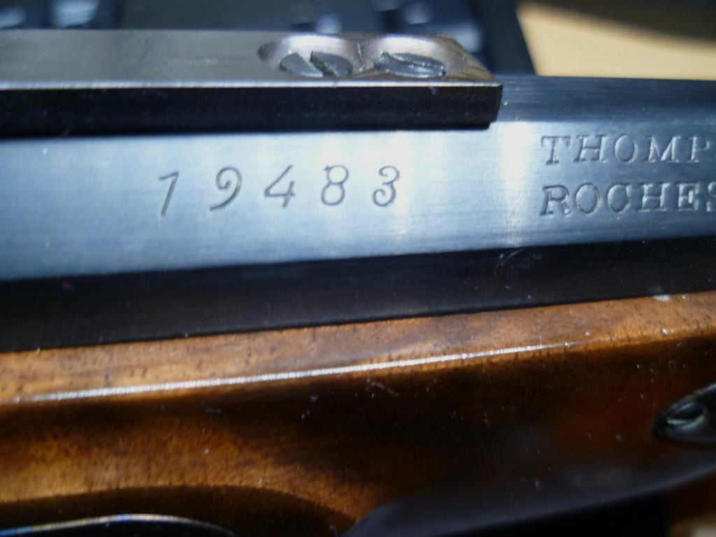 THOMPSON Perkussionspistole CAL.45 / Center Arms  Rochester  New Hampshire  