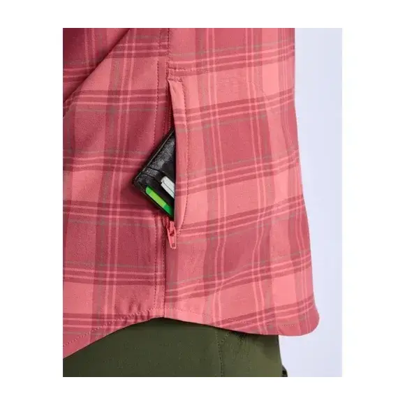 Pinewood Abisko Damen Wanderhemd Rosa, Bild 7 von 8