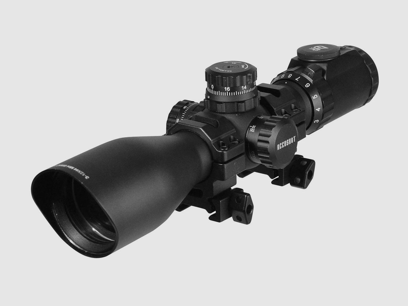Leapers 3-12x44 30mm Glass Mil-Dot Scope