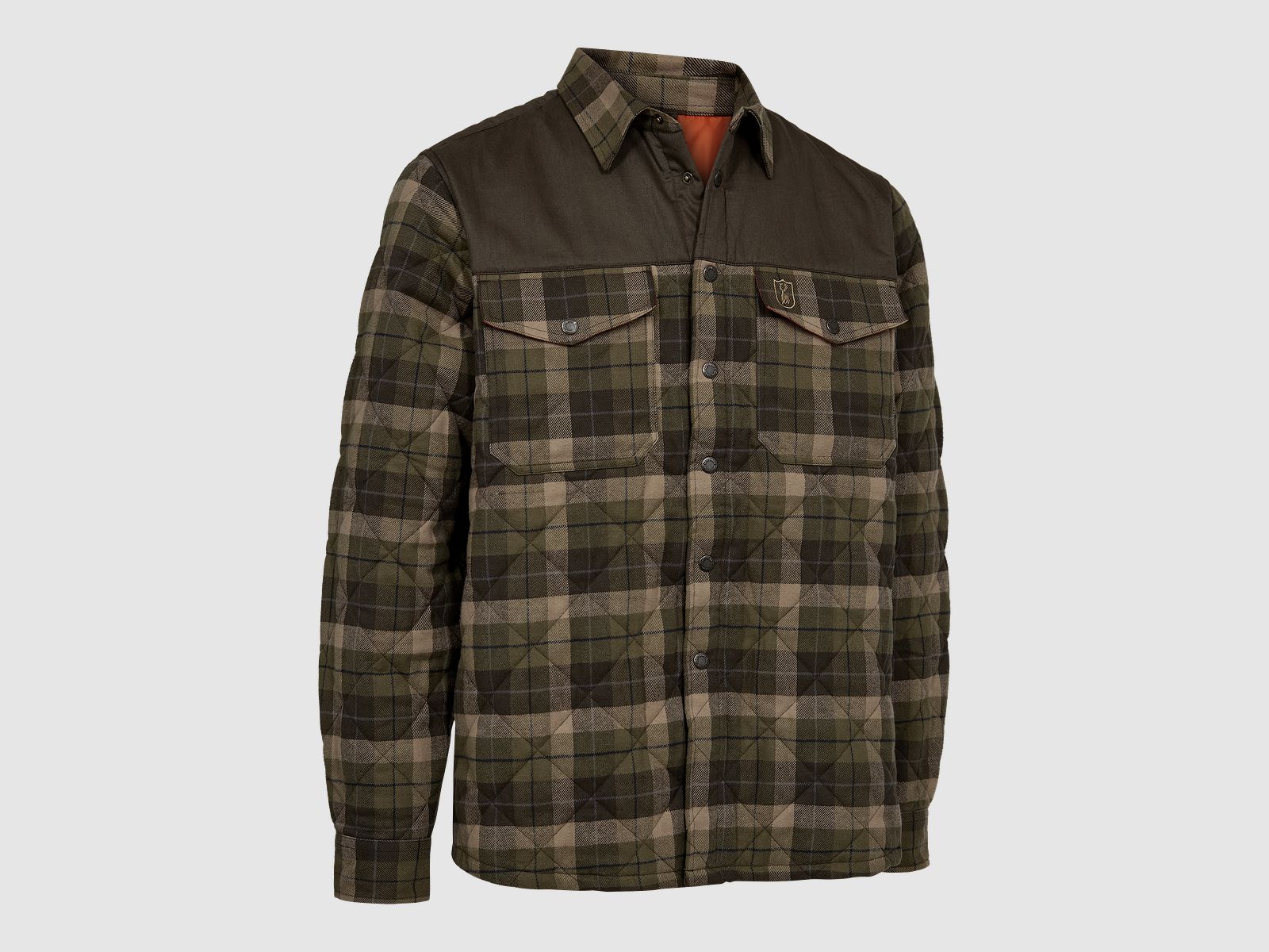 Deerhunter Elbert Padded Hemdjacke Herren Green Check L