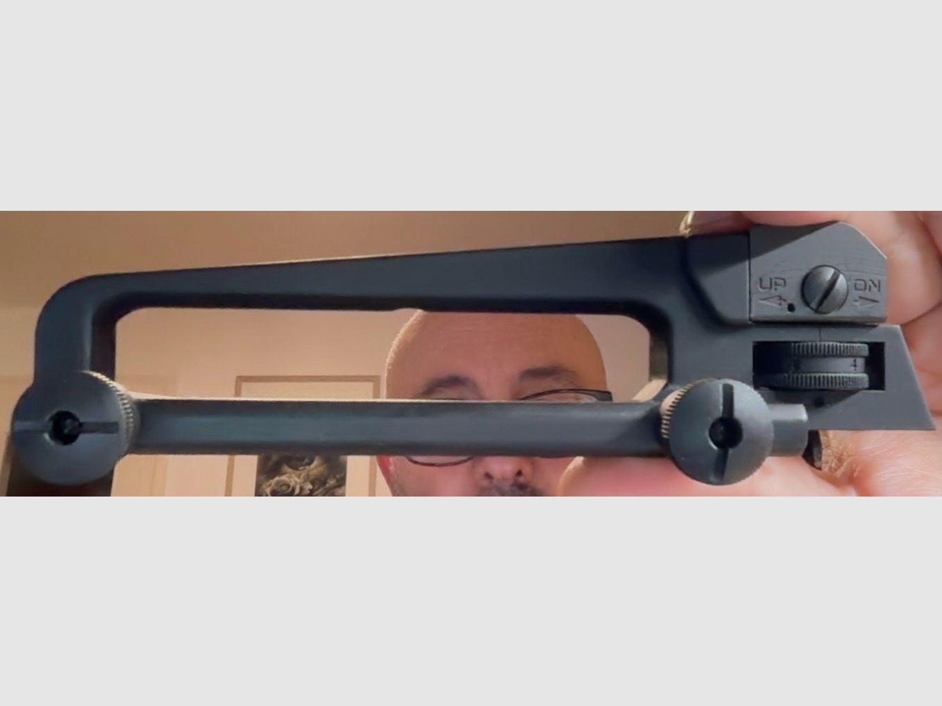 A15 / M16 Carry Handle – Mil‑Spec AR15 Visier‑Tragegriff mit Stahlbacken, Picatinny Zubehör, Mit Schmiedmarke! -UNTERM HÄNDLERPREIS!