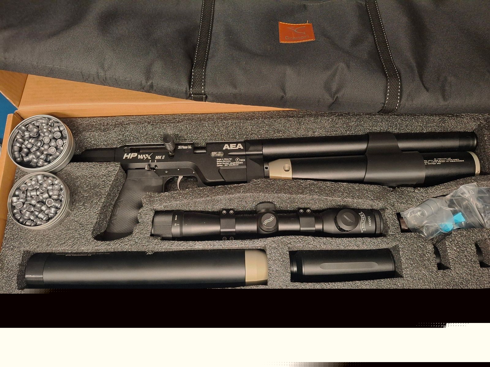 AEA  HPMAX  MK2 ZWEI TANKS DREI MAGAZINE  u.s.w