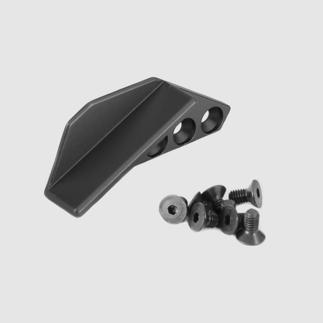 4 agujeros para el apoyo del pulgar, lado derecho, tirador zurdo - TONI SYSTEM/4 holes thumb rest, right side, left hand shooter - TONI SYSTEM * CÓDIGO DE ARTÍCULO AD4DX-BK