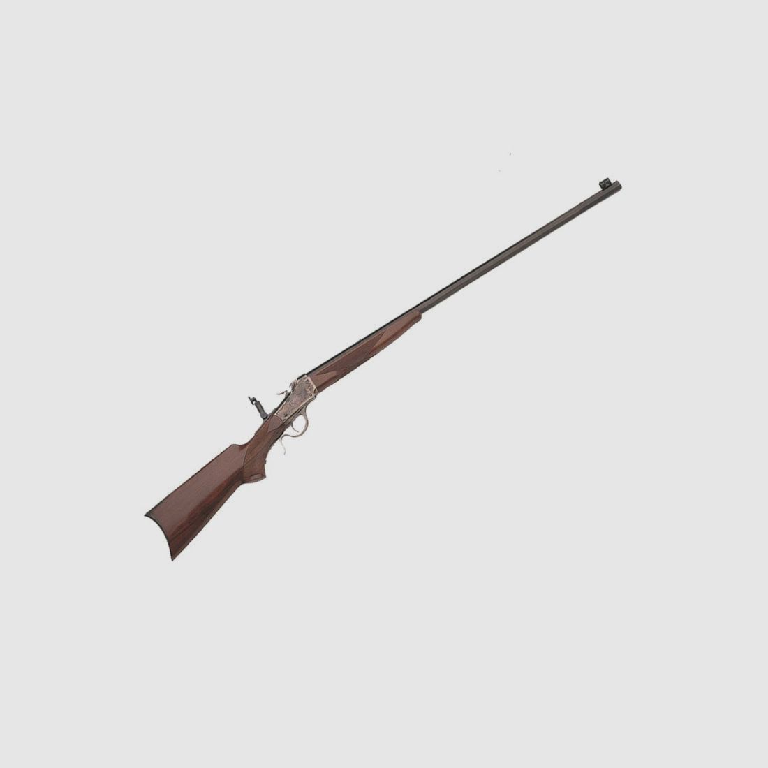 Uberti 1885 Eenlader Low Wall Special Sporting Rifle - Kal.22 Hornet, afbeelding 1 van 2