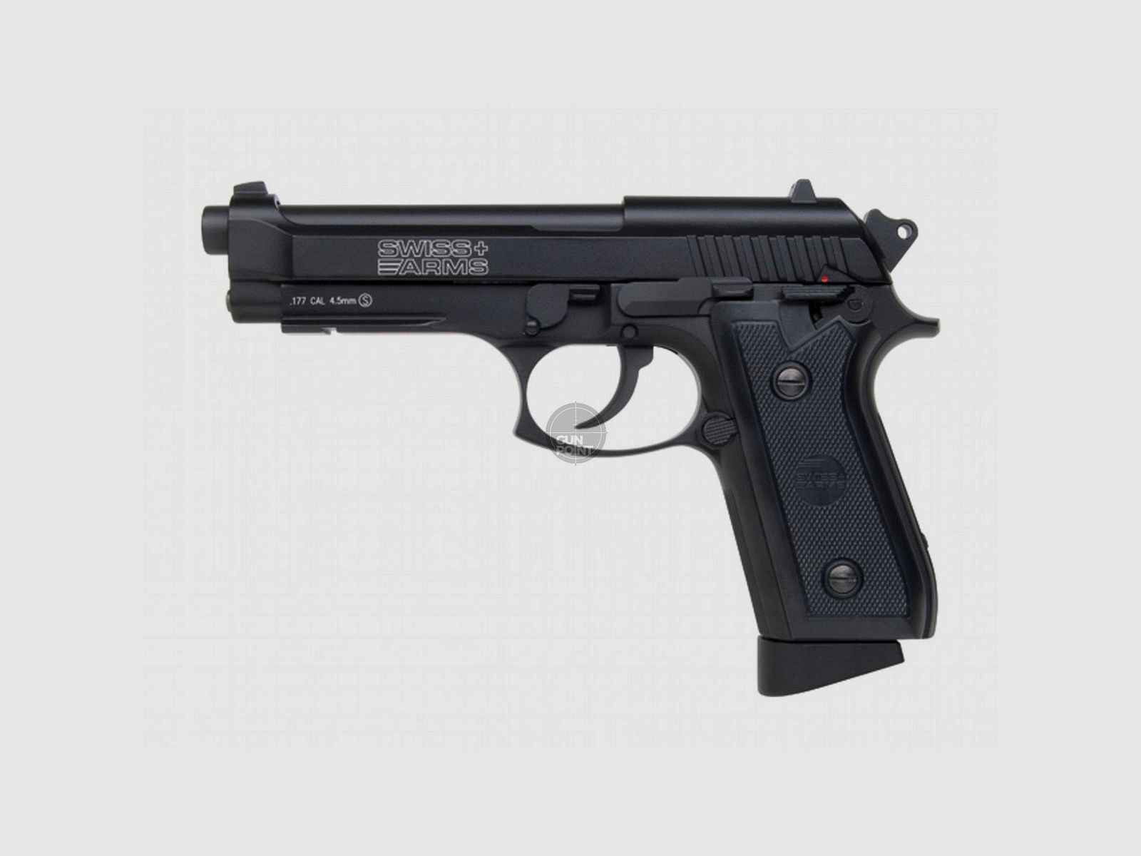 Pistola ad aria compressa - Swiss Arms - P92 - Sistema Co2 BlowBack - Cal. 4,5 mm