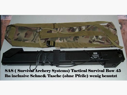 Tactical SurvivalBOW Survival Archery Systems (SAS) Metallbogen 45lbs