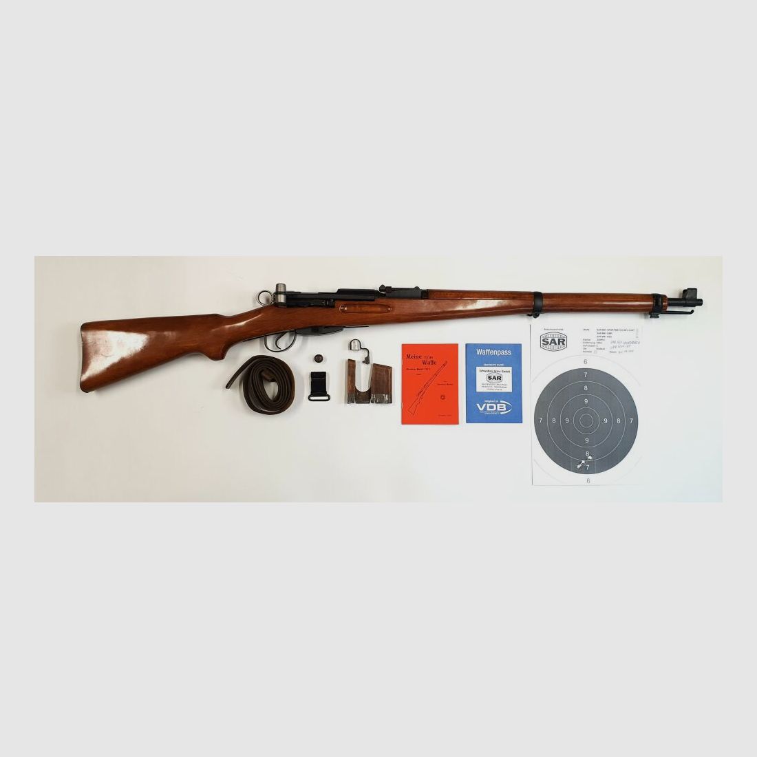 Schwaben Arms GmbH - Nueva producción - Rifle de repetición SAR K31 SPORTMATCH en calibre 308win. similar al suizo K31