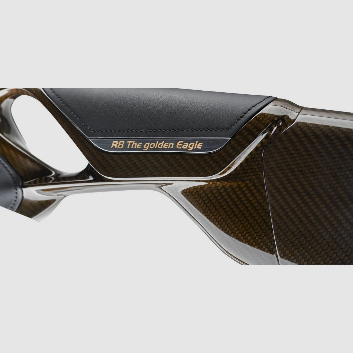 R8 Ultimate Carbon Leather Custom  “The Golden Eagle”  ein Original aus dem Blaser Custom Shop .30-06