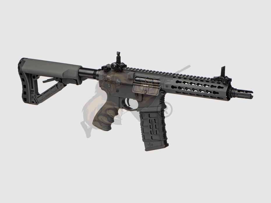 G&G CM16 SRS Airsoft mit ETU in Battleship Grey - max. 0,5 Joule
